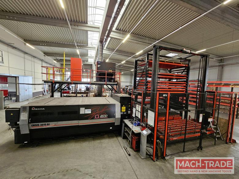 Taglio laser Amada Ensis 3015 AJ 6kW + ASF 3015 EU