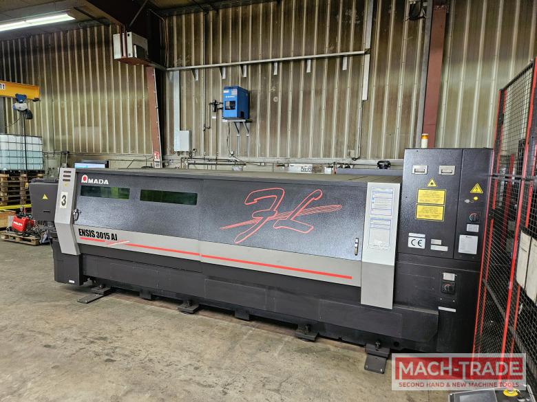 Laser cutting Amada Ensis 3015 AJ 6kW + ASF 3015 EU