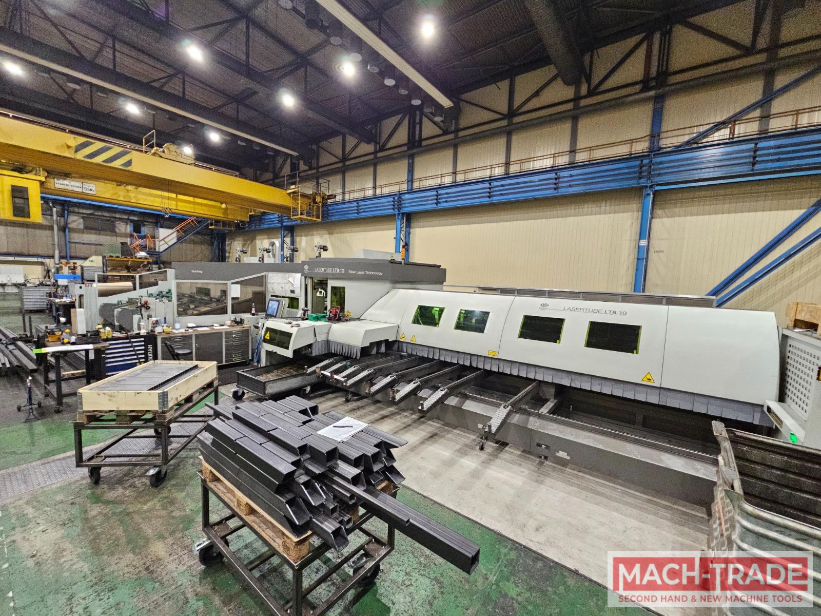 BLM Adige LT8.10 4kW fiber Year 2018 laser tube cutting machine