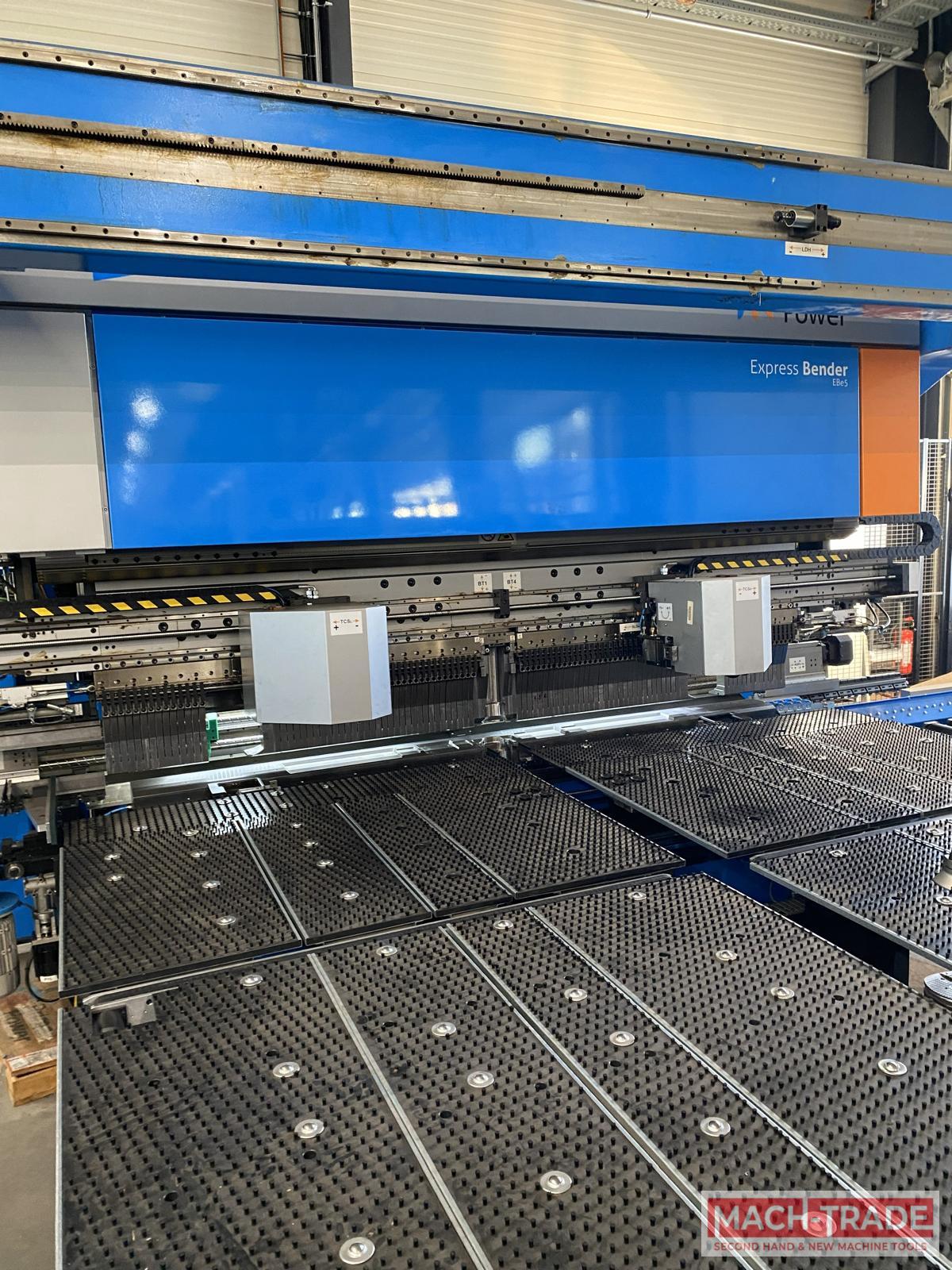 PRIMA-POWER LINE: Prima-Power Shear Genius SGe 1530 punching machine, Express Bender EBe5-3 (200) panel bender and storage FL 1530 used - Image 2