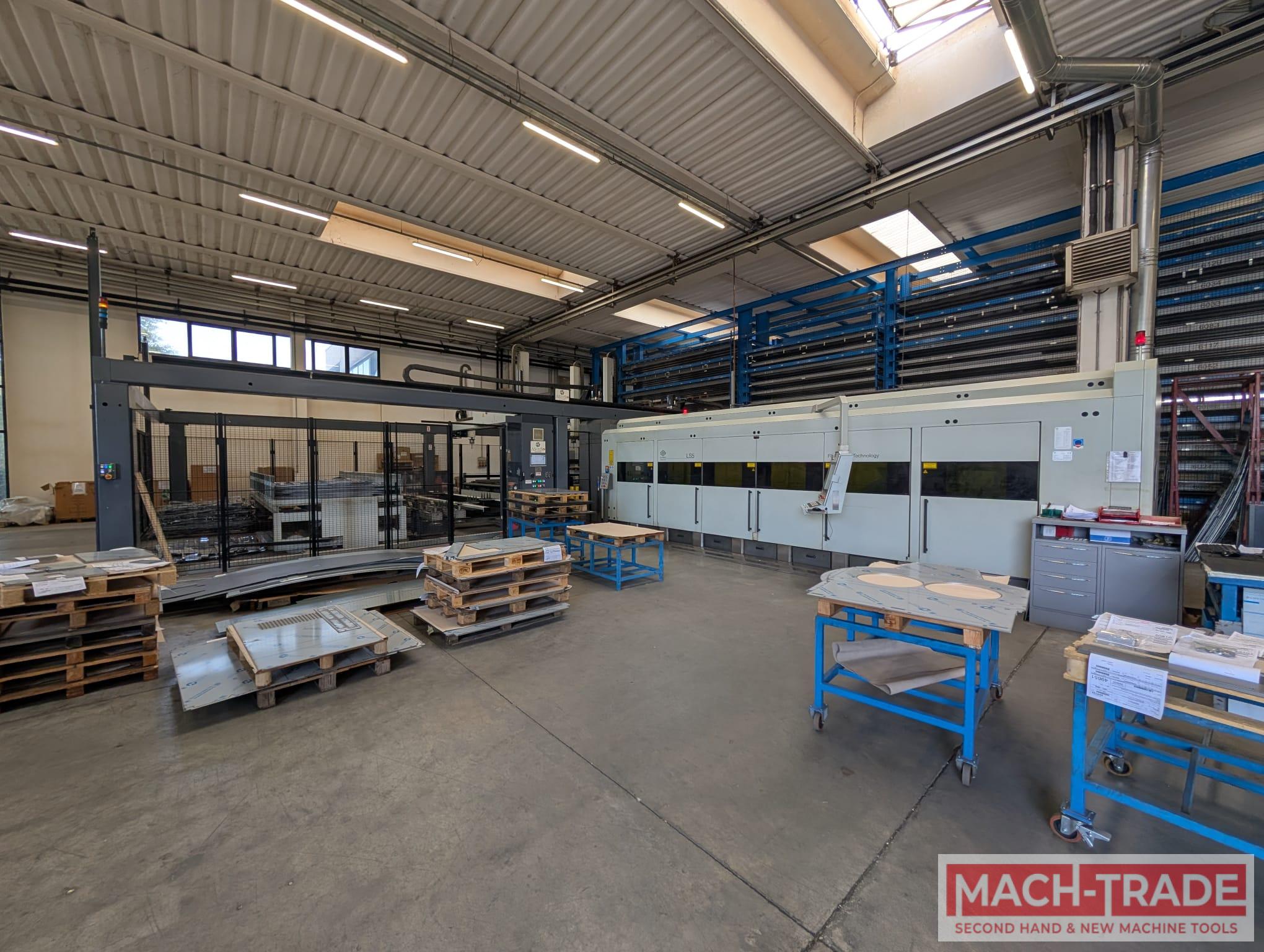 Laser cutting machine Adige BLM LS 5 Watt 5000, year 2016 with automatic loading unloading system As