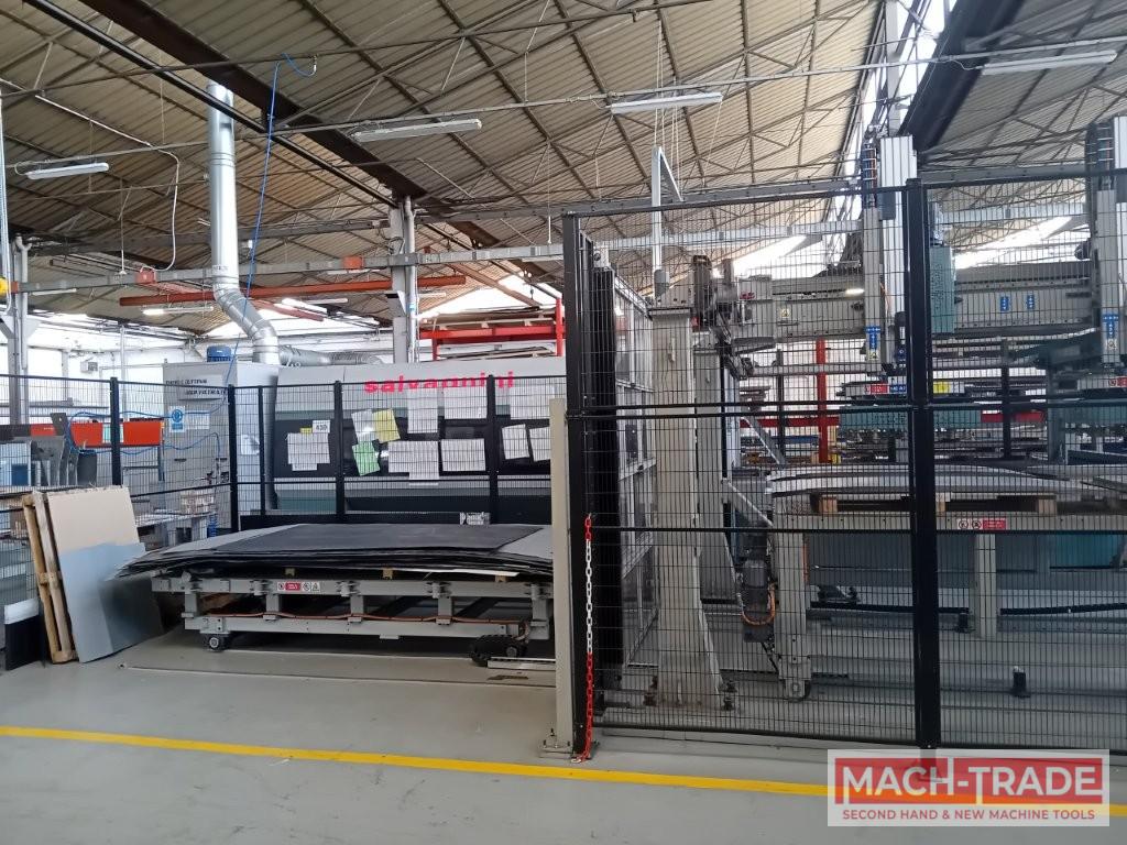 Taglio laser Salvagnini L5-30 Watt 4000 anno 2016 completo di carico e scarico automatico con cartes - immagine 2