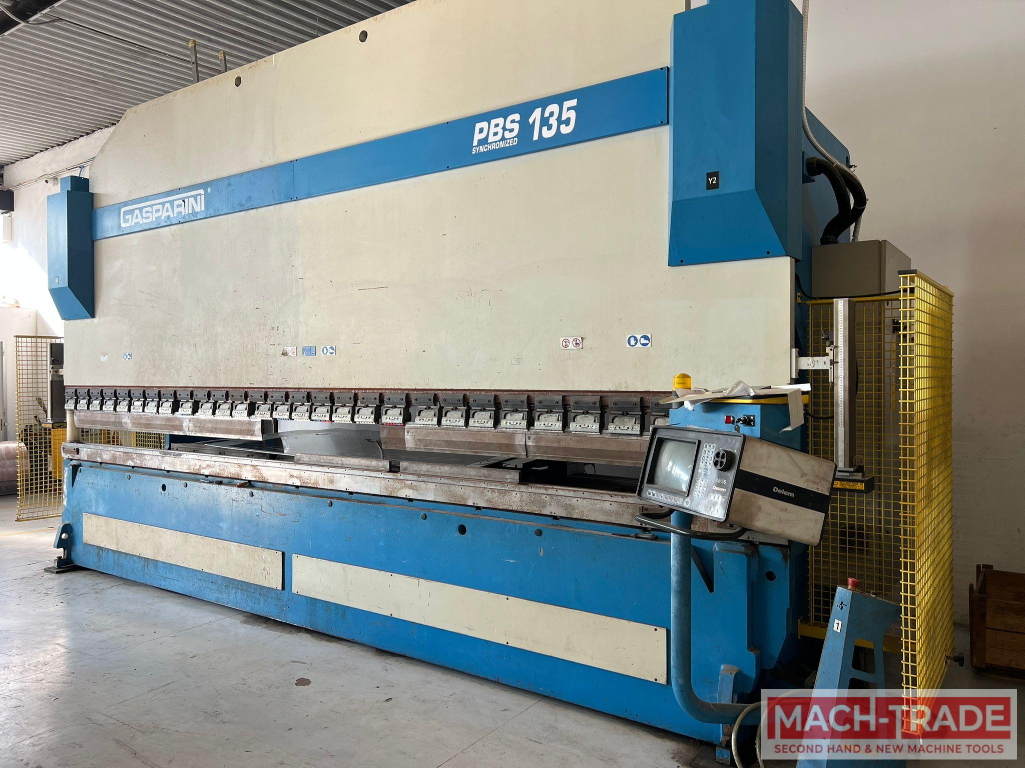 Hydraulic press brake Gasparini PBS 135/6000 - 6000 mm. x 135 tons